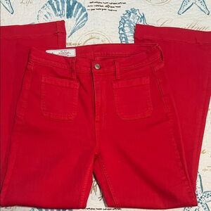 GAP Red Flare & Wide Leg Jeans